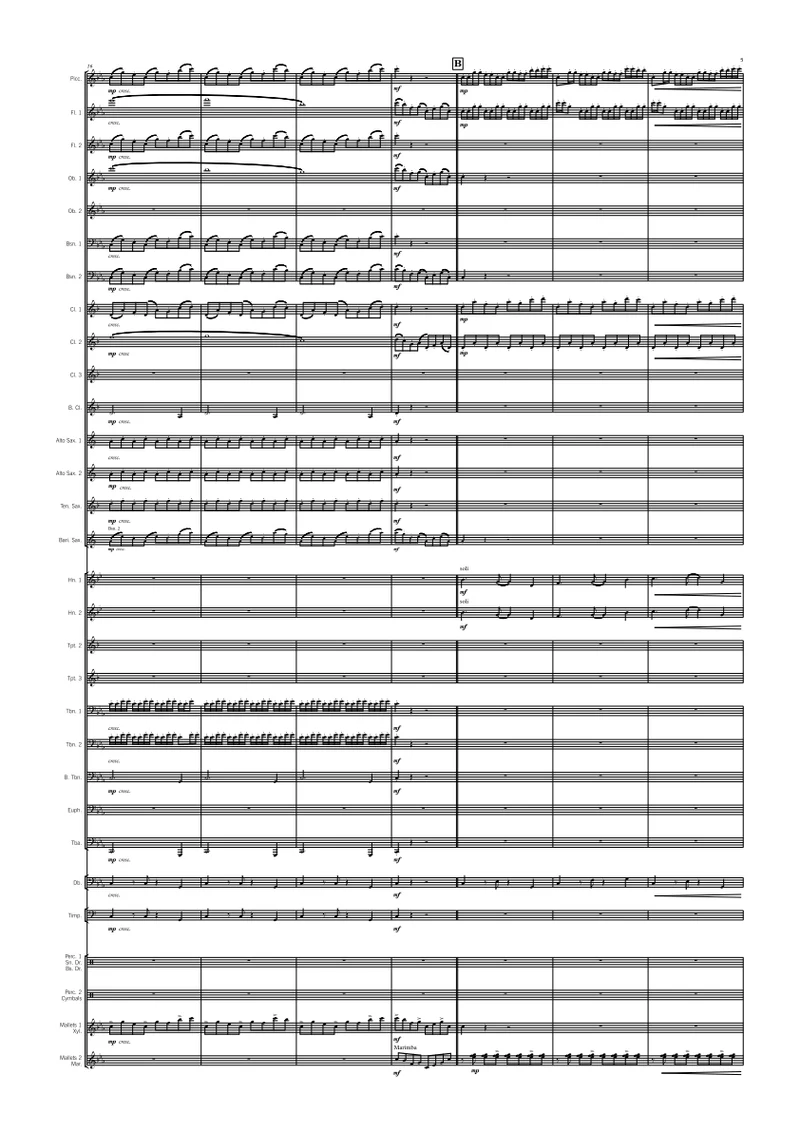 A Child Imagined - Wind Band - Grade 3.5 - Image 4